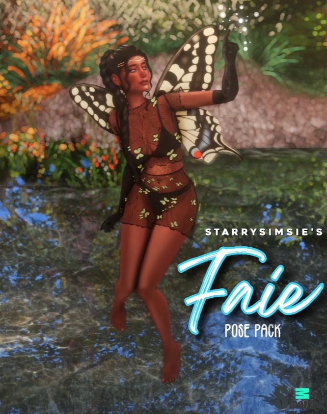 Фэй - Набор поз для Симс 4. Скачать мод